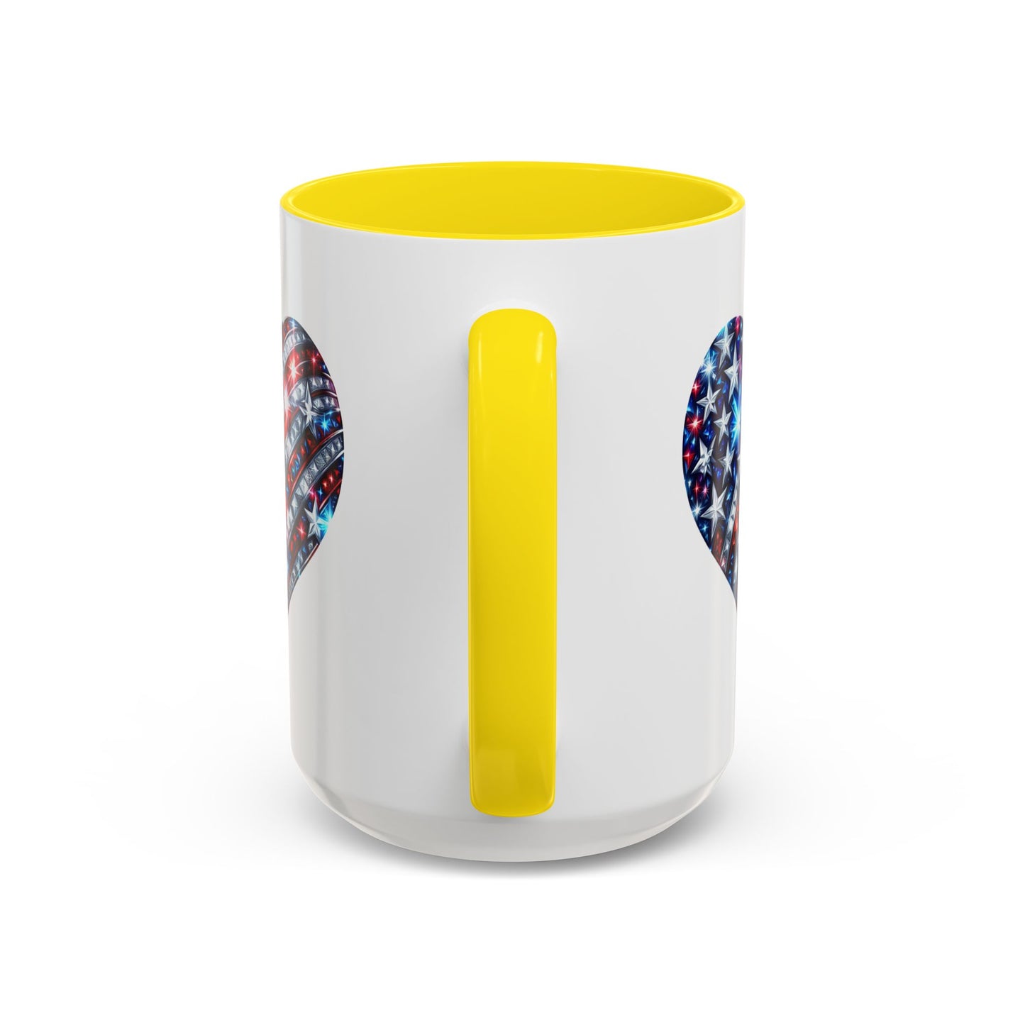 4th of July Mug - USA Sparkle Heart