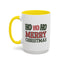 Christmas Mug - Ho Ho Ho Merry Christmas Green & Red Text