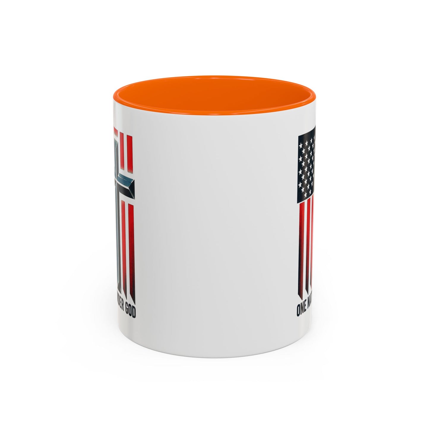 Religious Mug - One Nation Flag Cross
