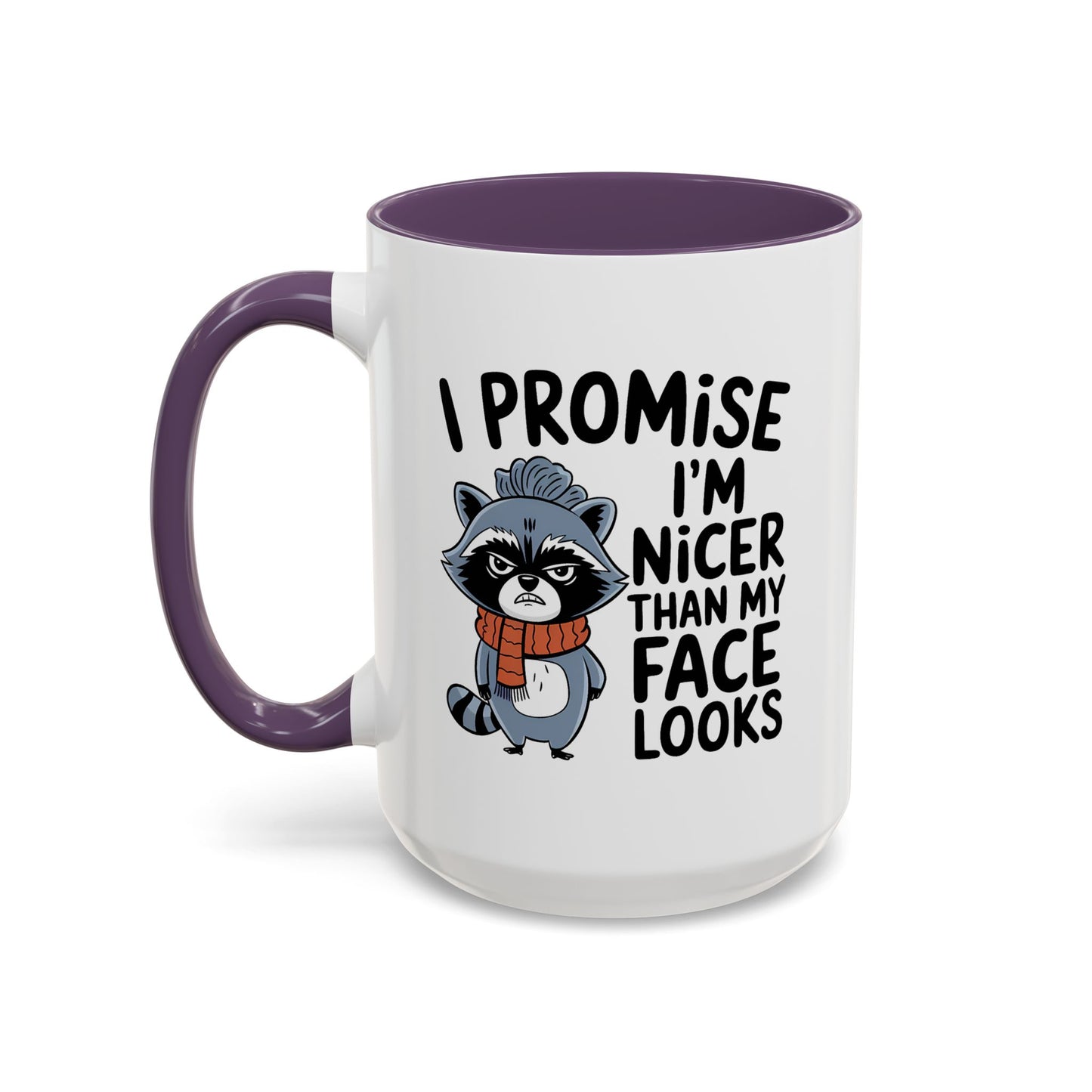 Humor Mug - I Promise I'm Nicer Than My Face Looks