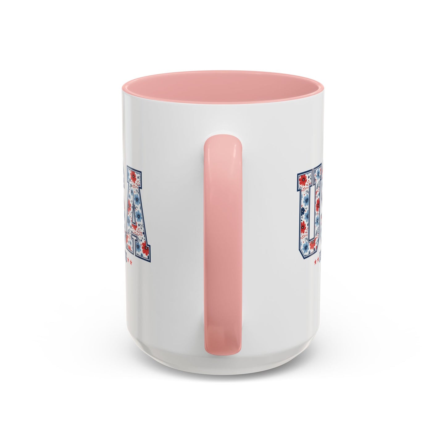 4th of July Mug - USA EST 1776 Floral