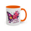 Birthday Mug - Butterfly Flowers