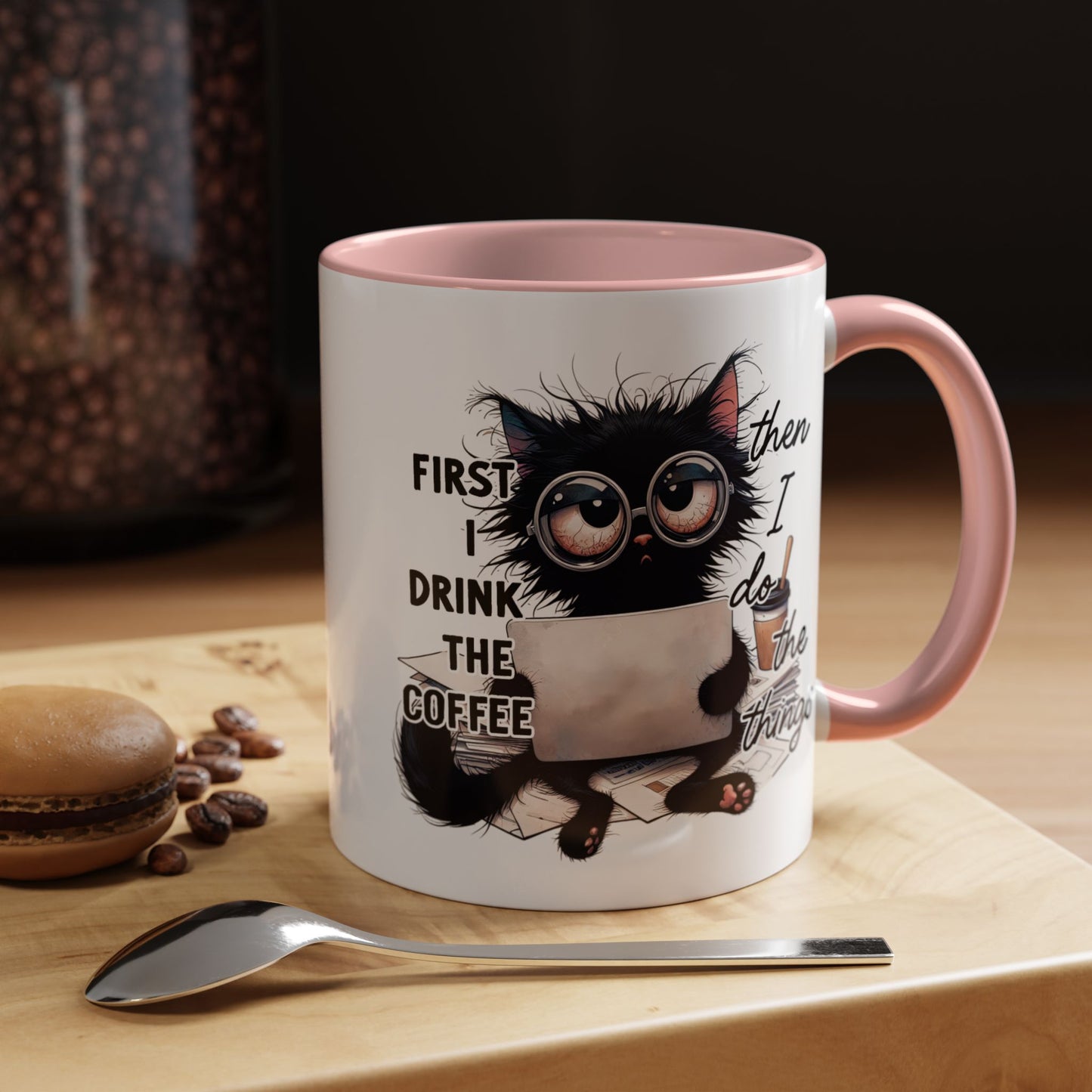 Animal Mug - First I Drink The Coffee