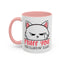 Adult Mug - Fluff You White Cat