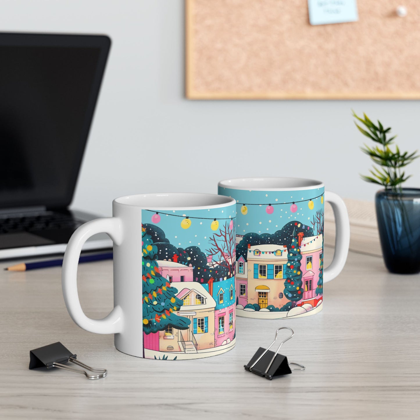 Christmas Mug - Christmas Town Wrap 1