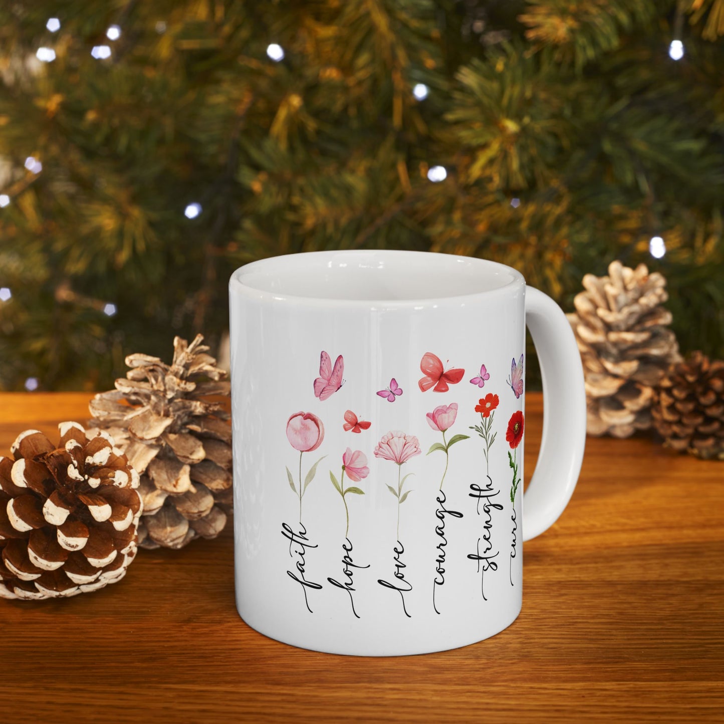 Religious Mug - Faith Hope Love