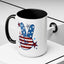 4th of July Mug - America Peace Sign