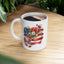 4th of July Mug - Floral American Flag