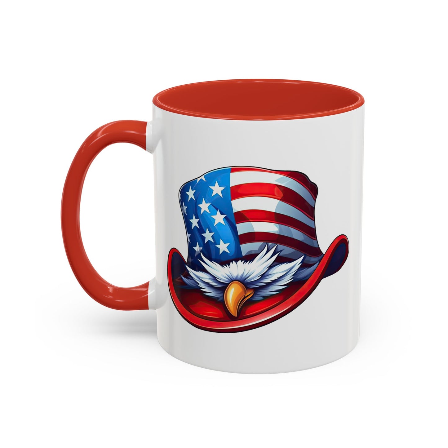 4th of July Mug - Bald Eagle American Hat
