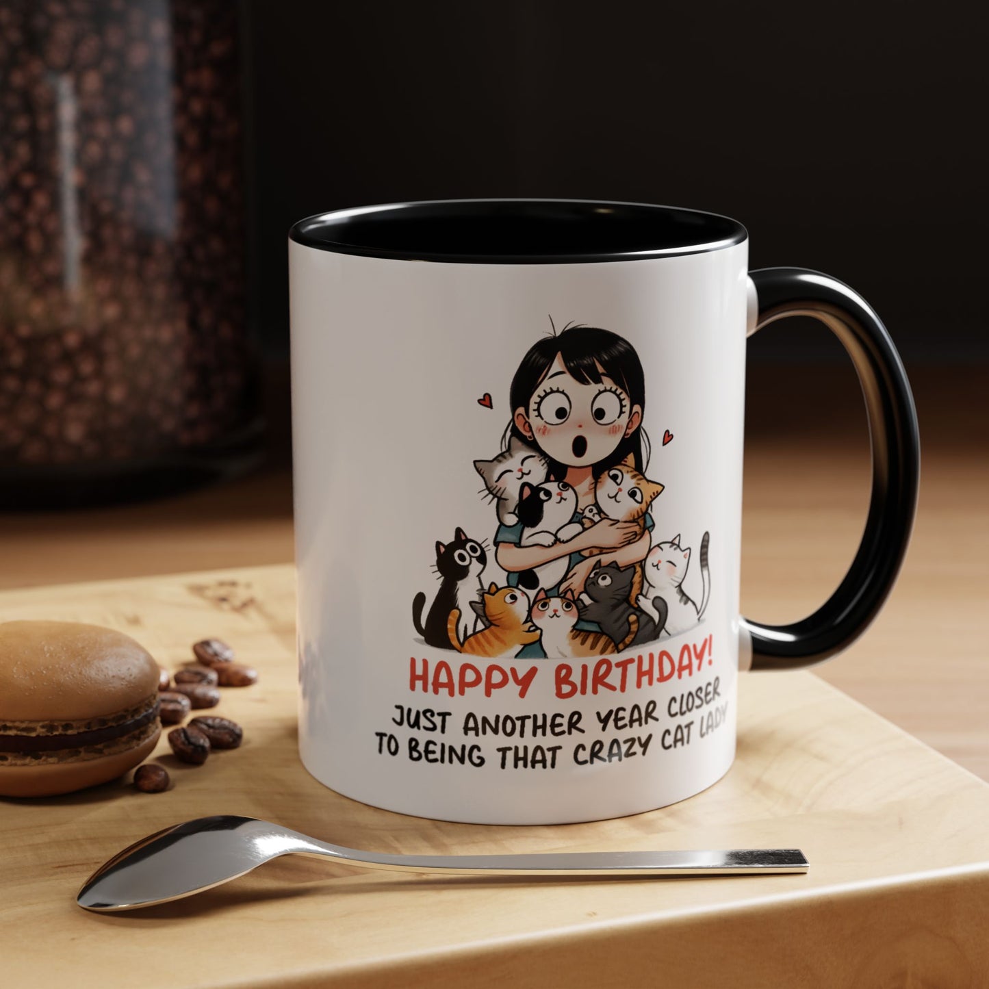 Birthday Mug - Crazy Cat Lady