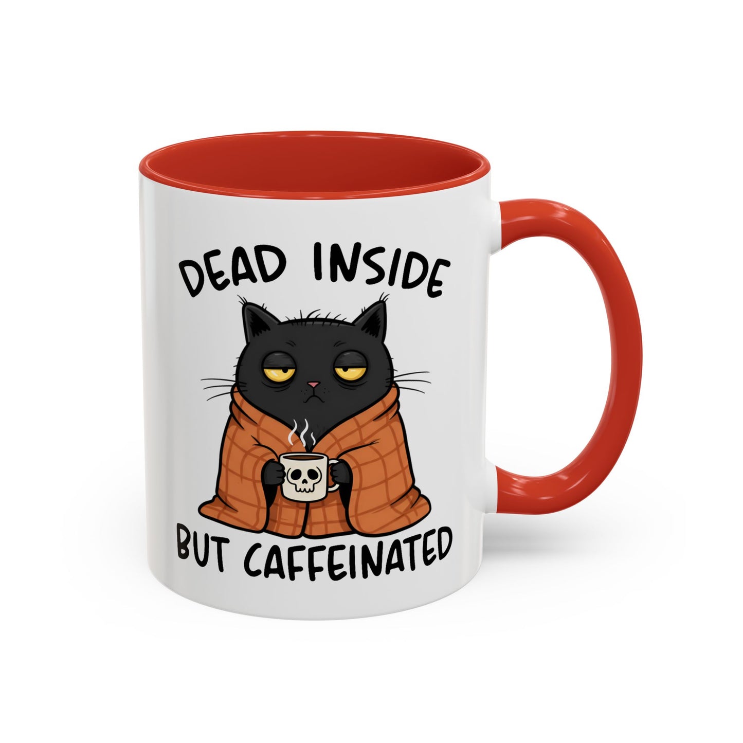Animal Mug - Dead Inside But Caffeinated