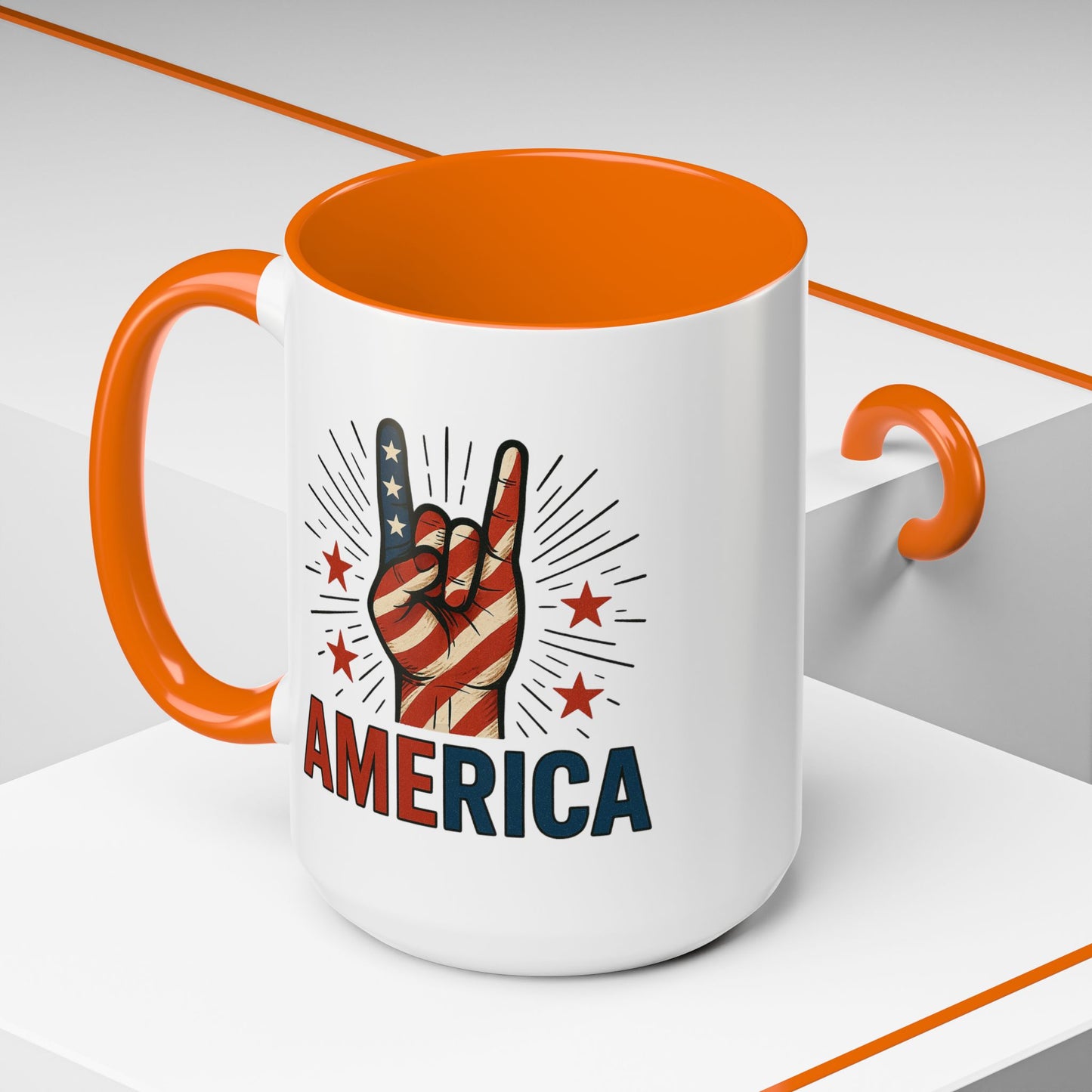 4th of July Mug - America Rock On