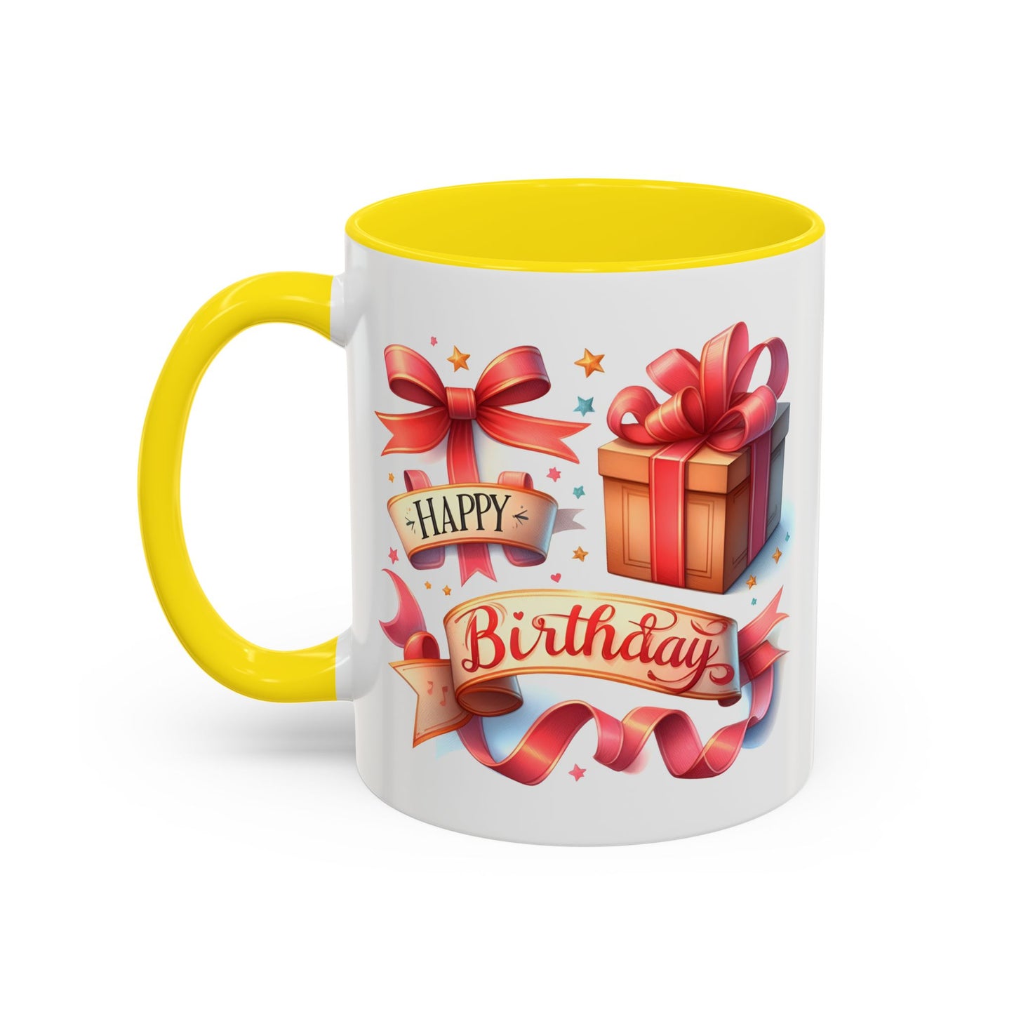 Birthday Mug - Present Ribbon