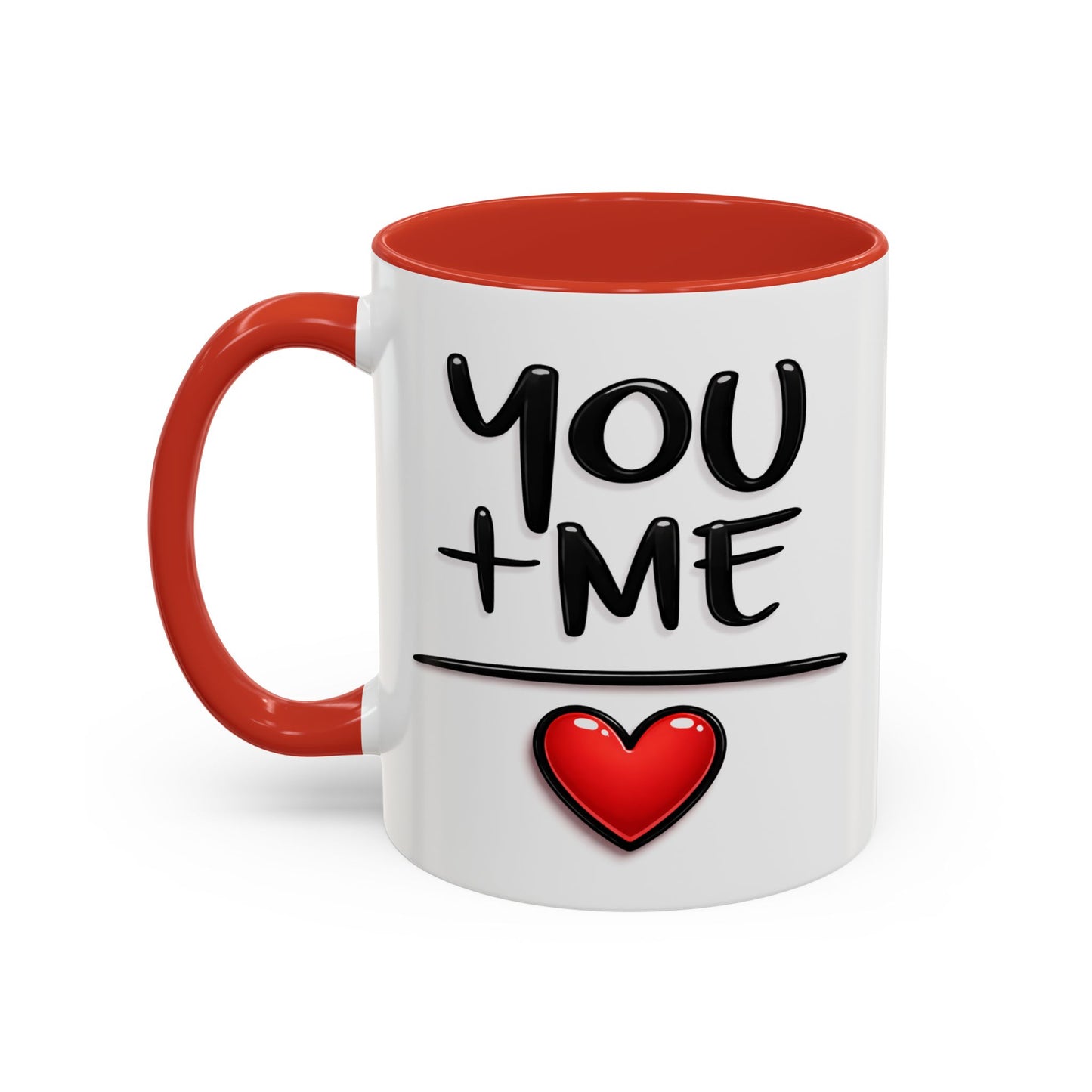 Anniversary Mug - You and Me Red Heart