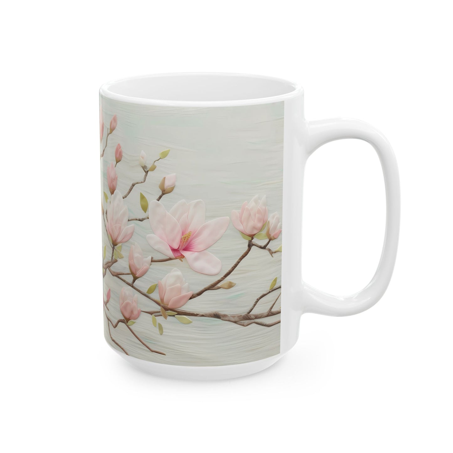 Artistic Mug - Felted Flowers