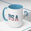4th of July Mug - USA American Flag