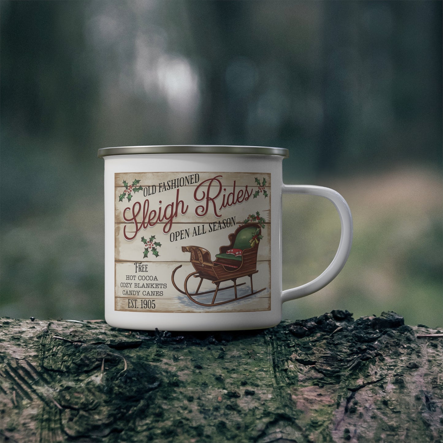 Christmas Mug - Old Fashioned Sleigh Rides