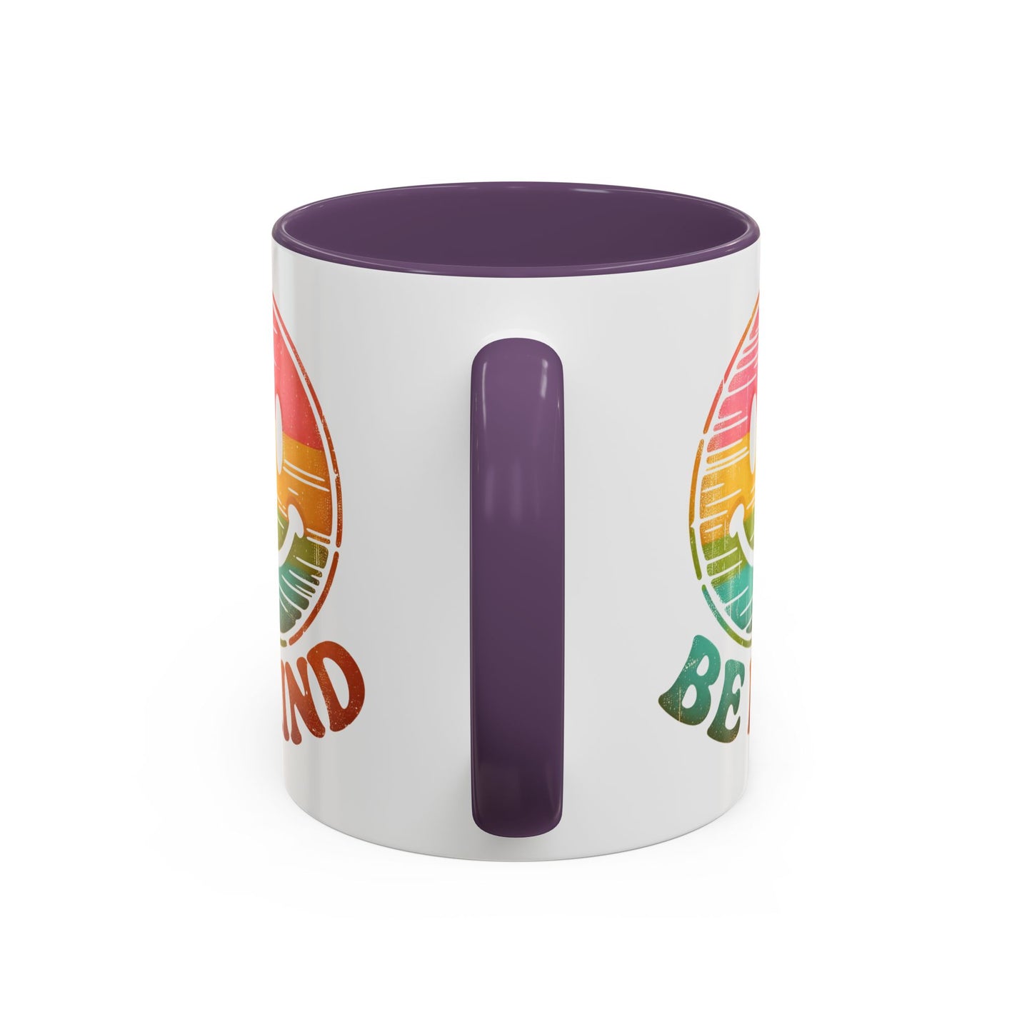 Motivation Mug - Retro Smiley Face Be Kind