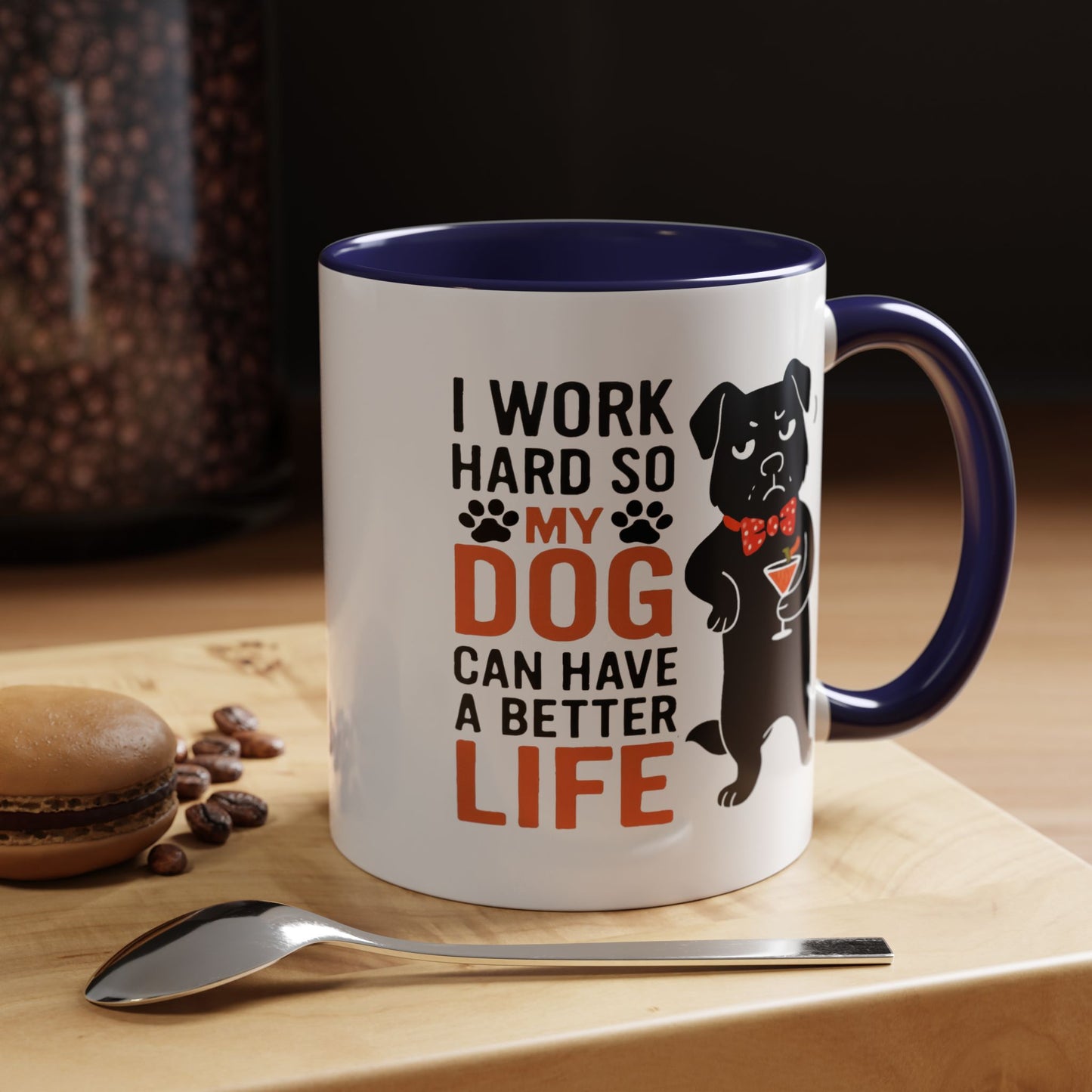 Animal Mug - I Work Hard So My Dog