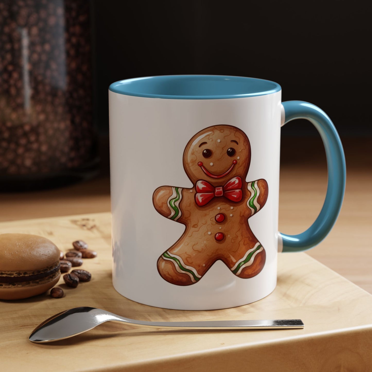Christmas Mug - Smiling Gingerbread Man