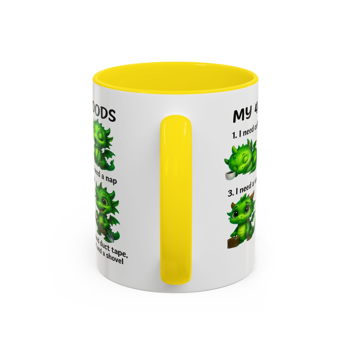 Humor Mug - My 4 Moods Dragon