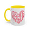 Valentine's Day Mug - Love You Heart Lettering