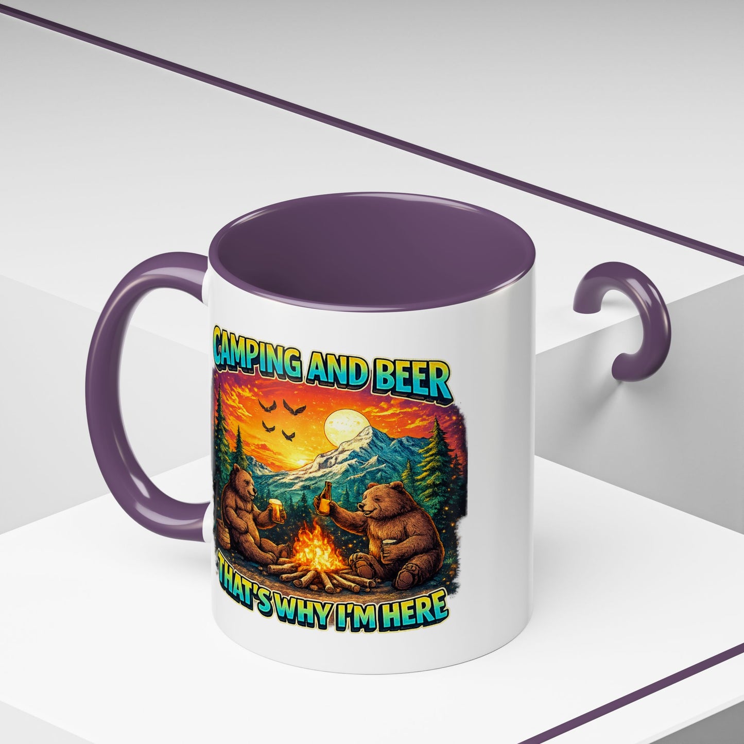 Humor Mug - Camping and Beer