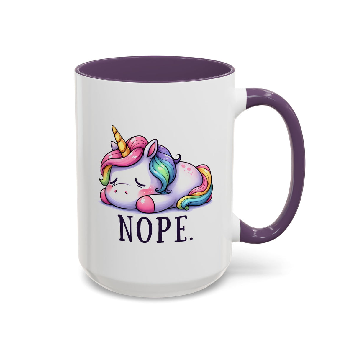 Humor Mug - Nope Unicorn