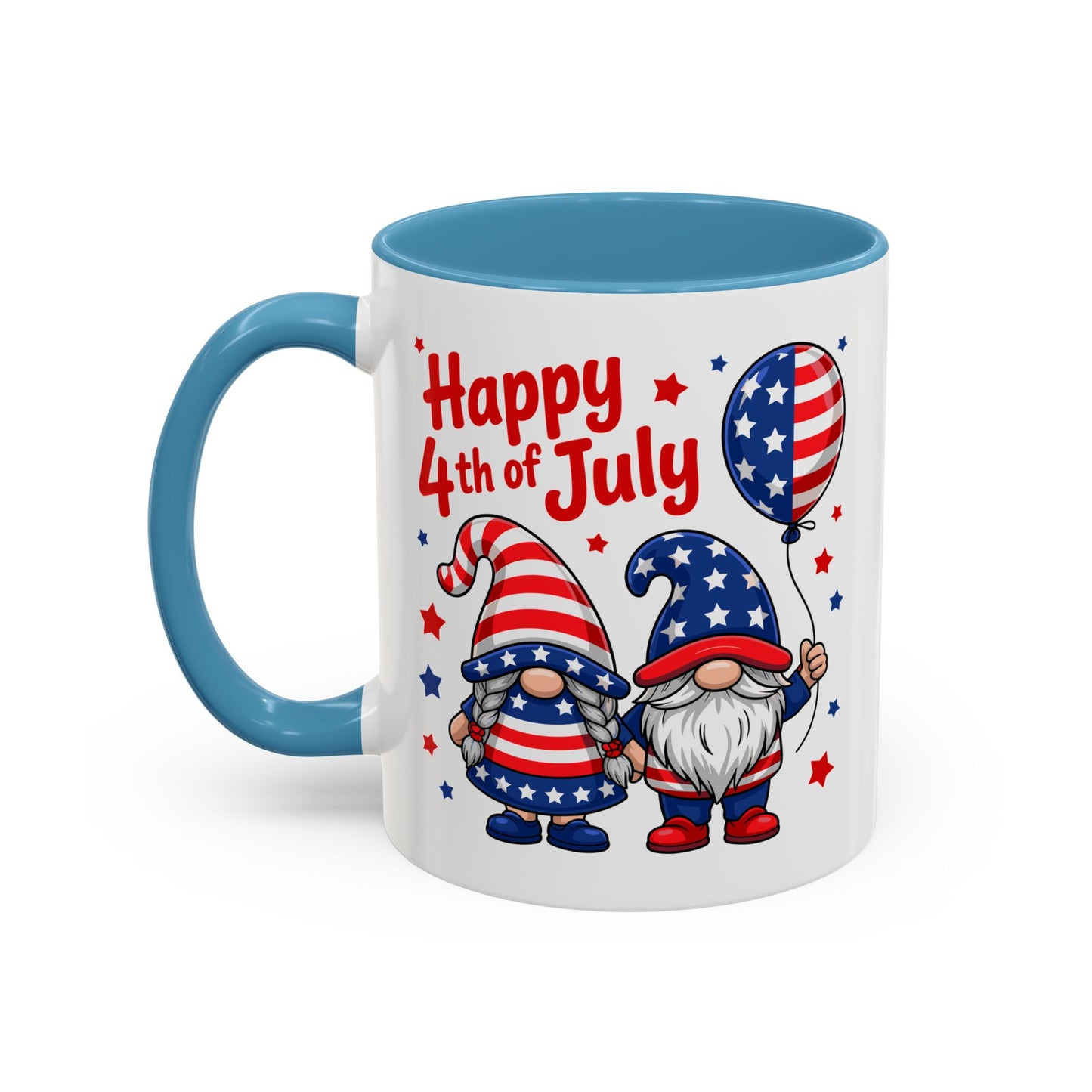 4th of July Mug - Happy 4th of July Gnomes