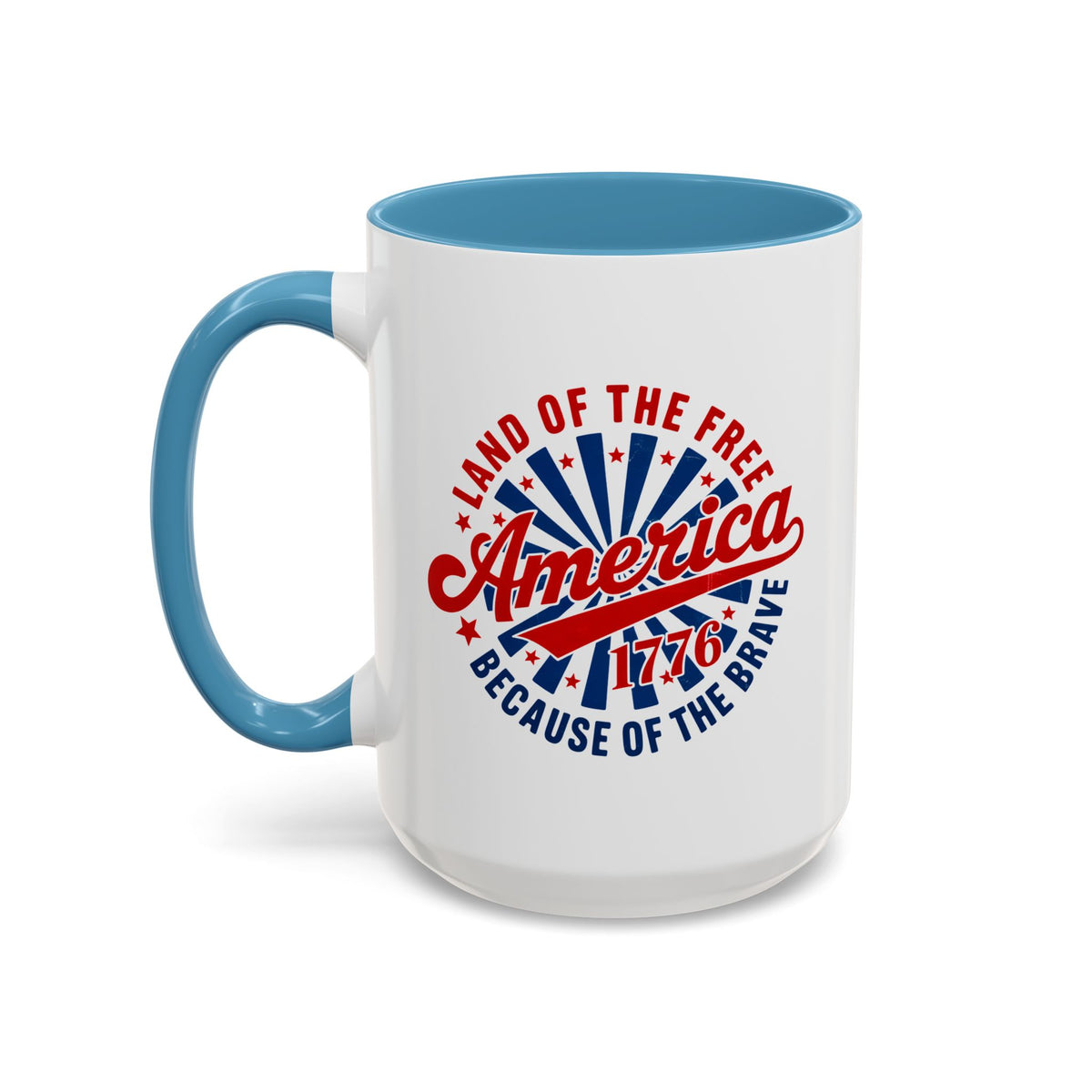 4th of July Mug - America 1776 Land of the Free