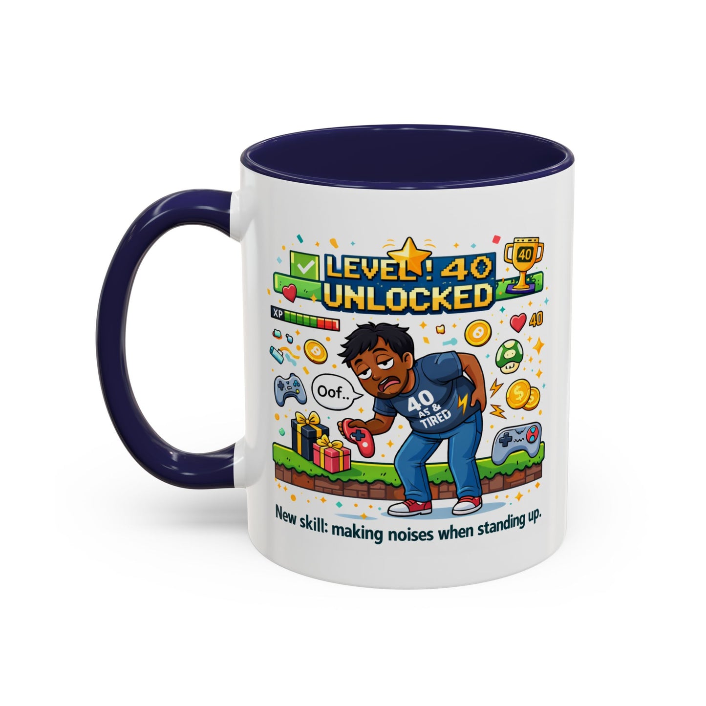Birthday Mug - Level 40 Unlocked