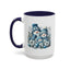 Christmas Mug - Blue Snowman Family
