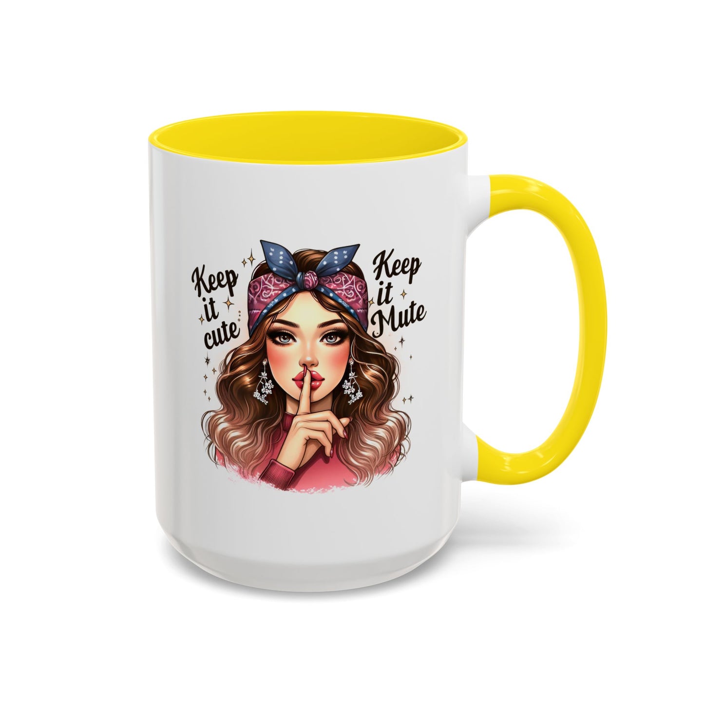 Humor Mug - Keep It Cute Keep It Mute