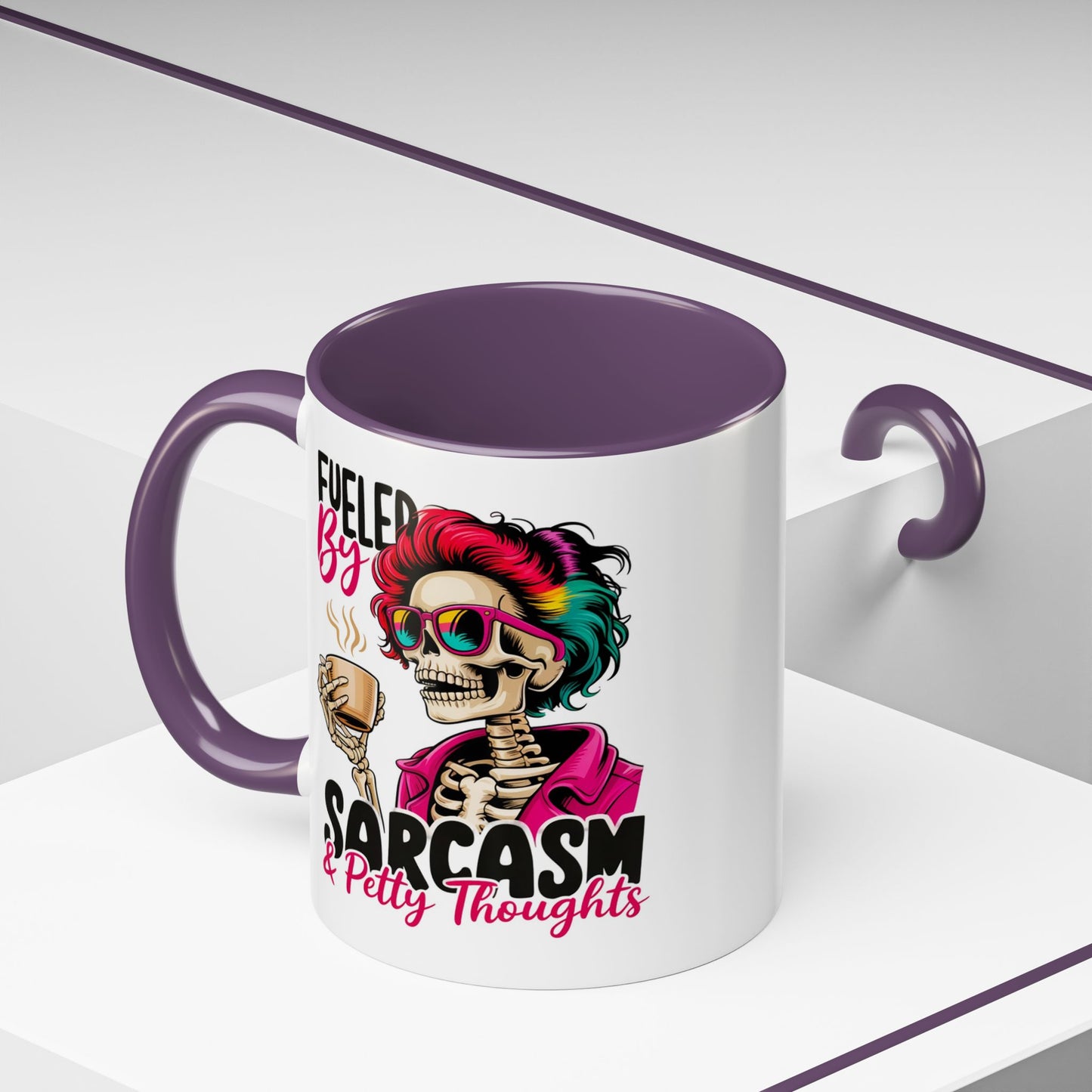 Humor Mug - Fueled by Sarcasm & Petty Thoughts