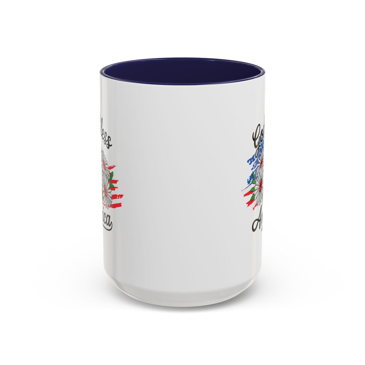 4th of July Mug - God Bless America Daisies