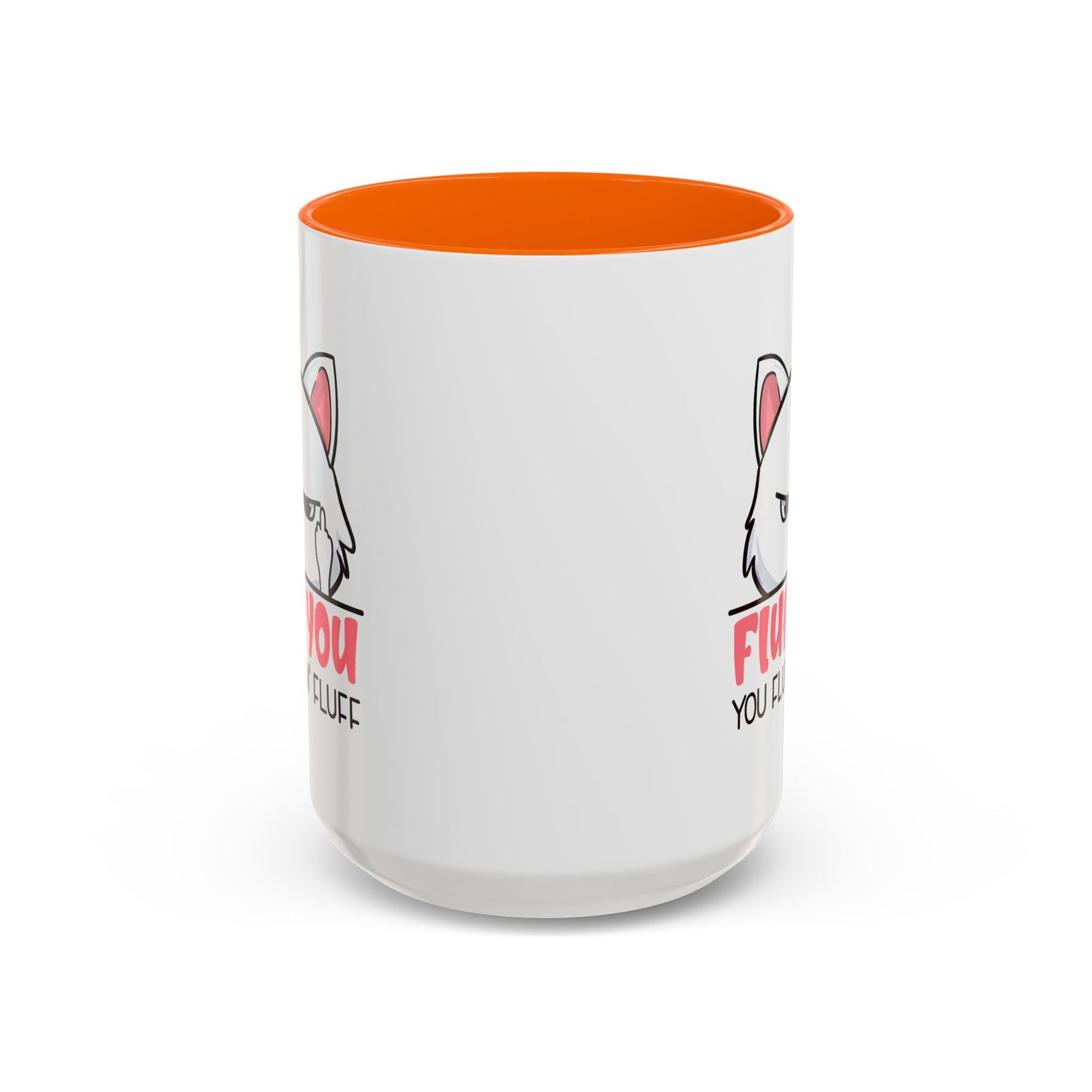 Adult Mug - Fluff You White Cat
