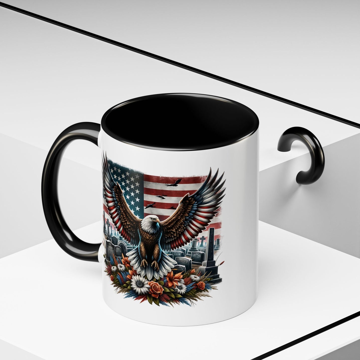 4th of July Mug - American Bald Eagle Memorial