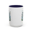Christmas Mug - Blue Snowman Family