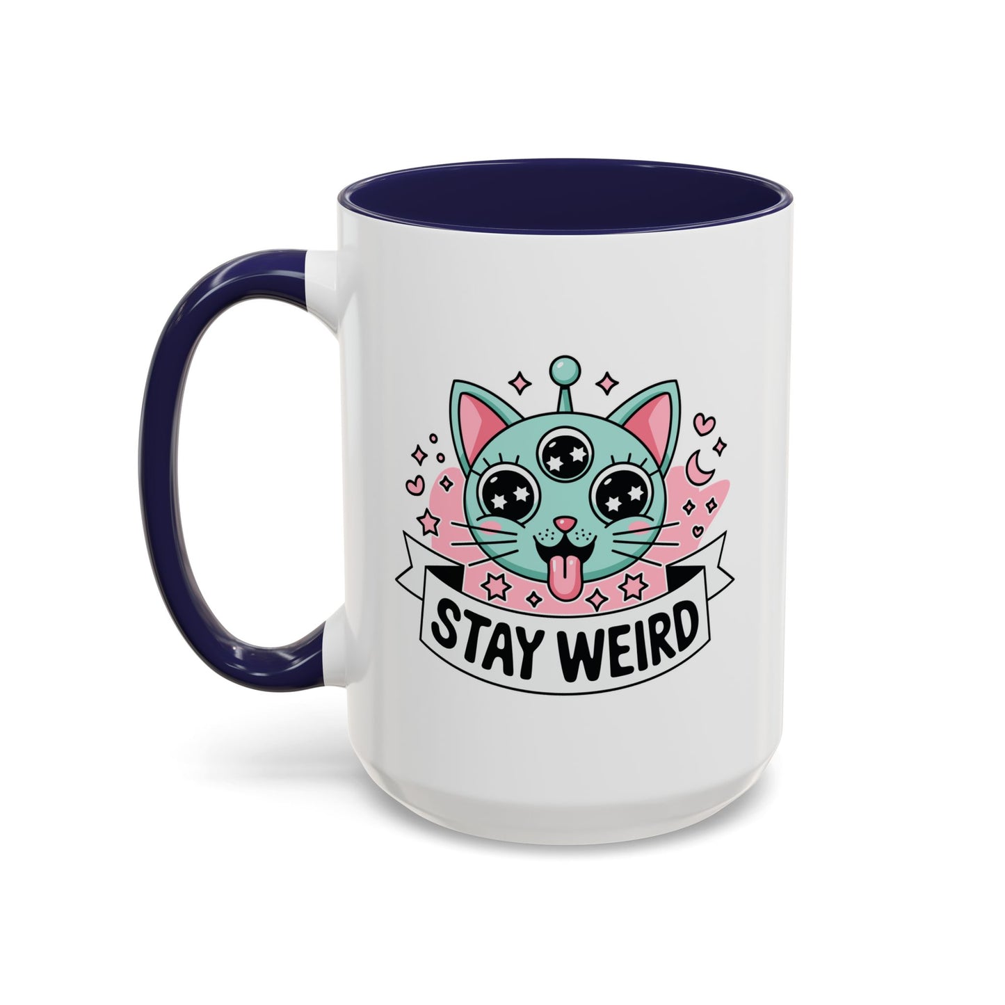 Alien Mug - Stay Weird Alien Cat