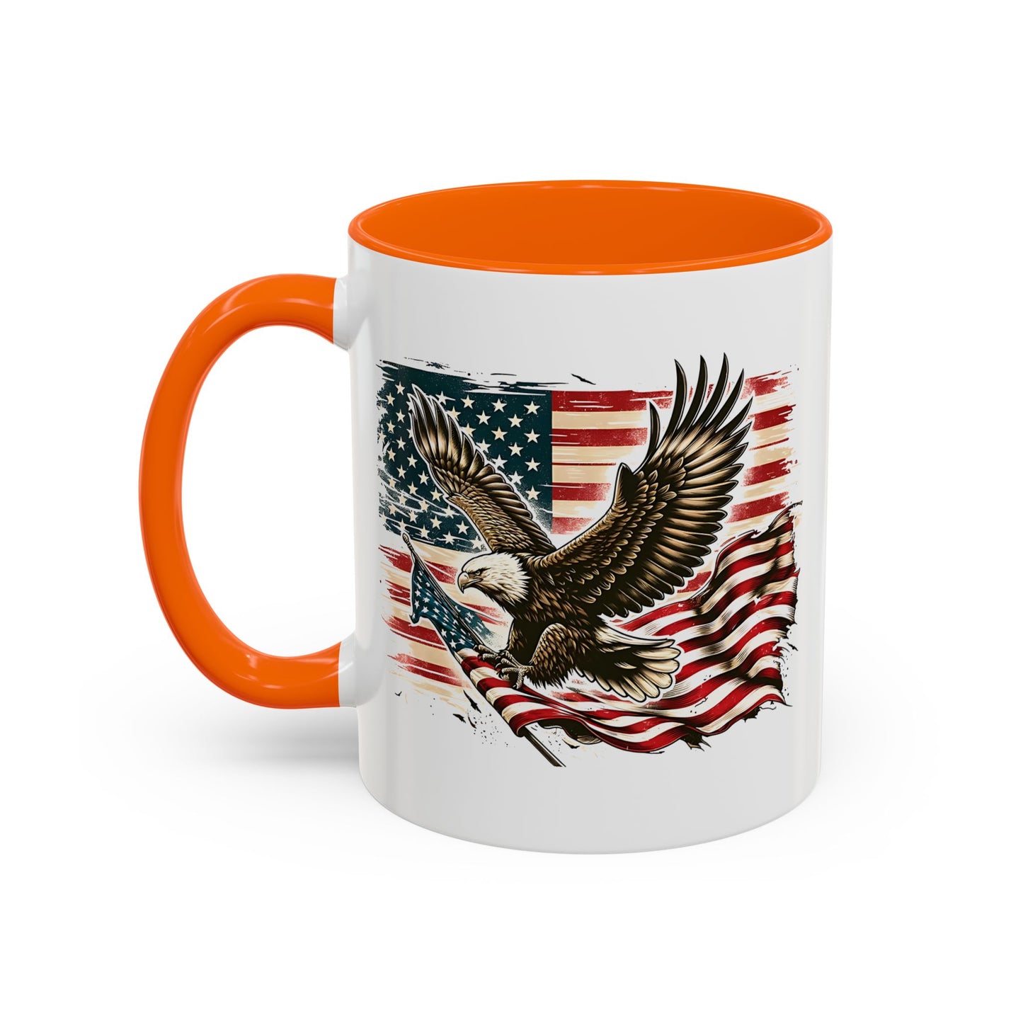 4th of July Mug - American Bald Eagle Flag 9