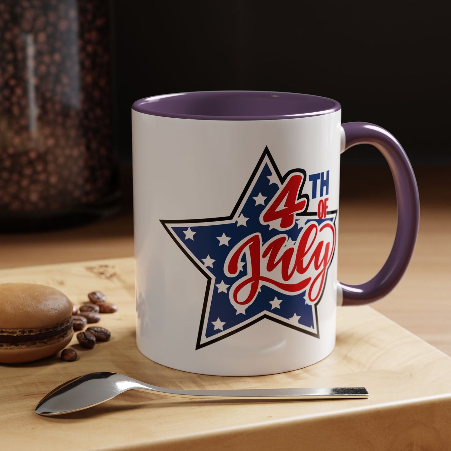 4th of July Mug - 4th of July Star Flag