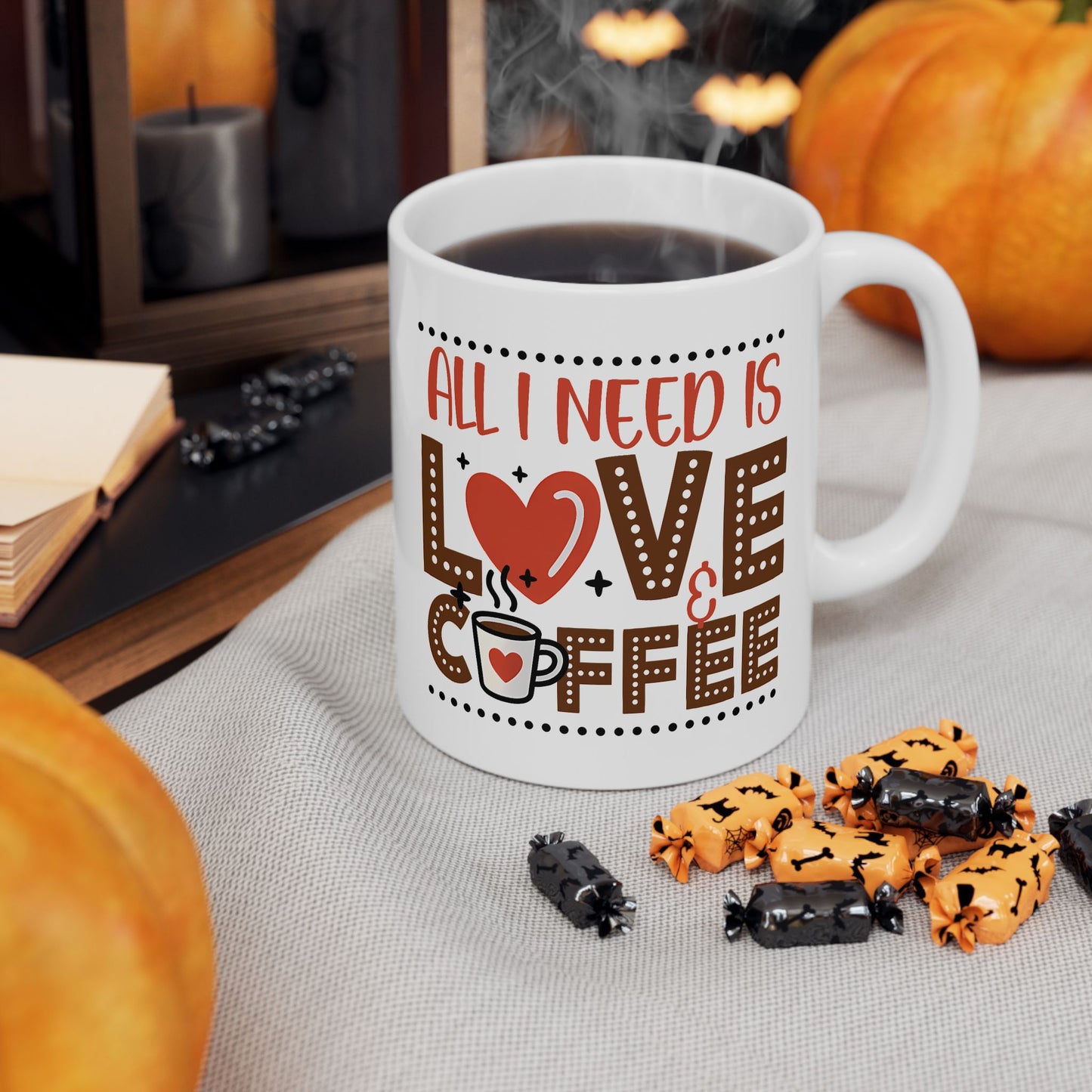 Anniversary Mug - All I Need Is Love And Coffee