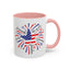 4th of July Mug - Star Flag Fireworks