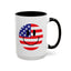4th of July Mug - America Smiley Face