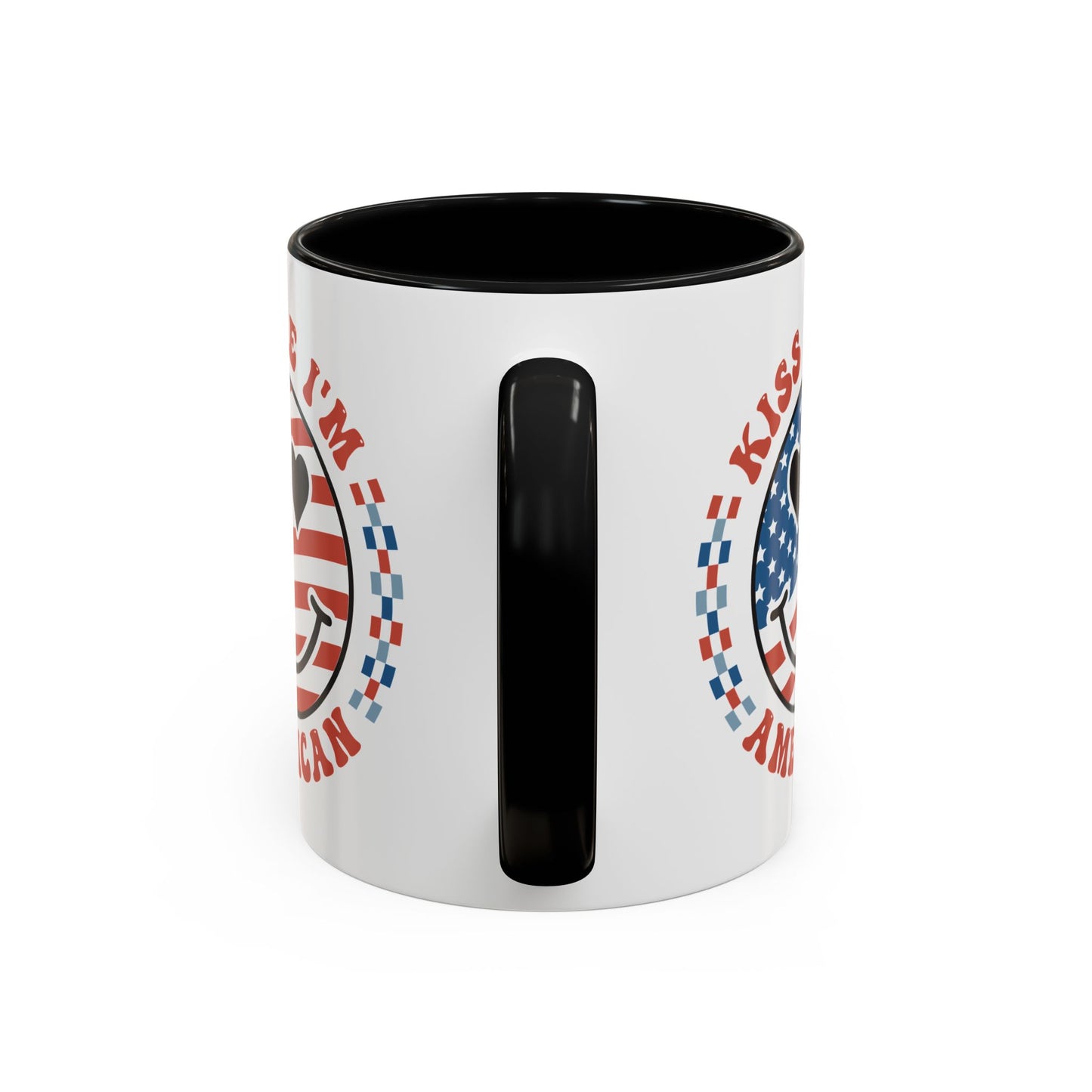 4th of July Mug - Kiss Me I'm American