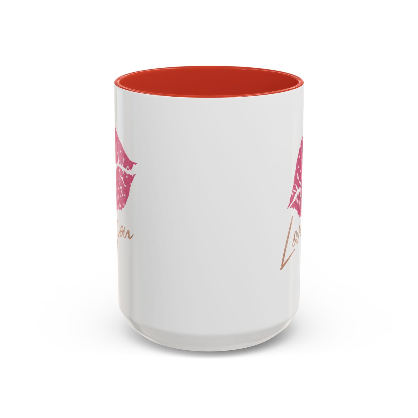 Valentine's Day Mug - Love You Lips Kiss
