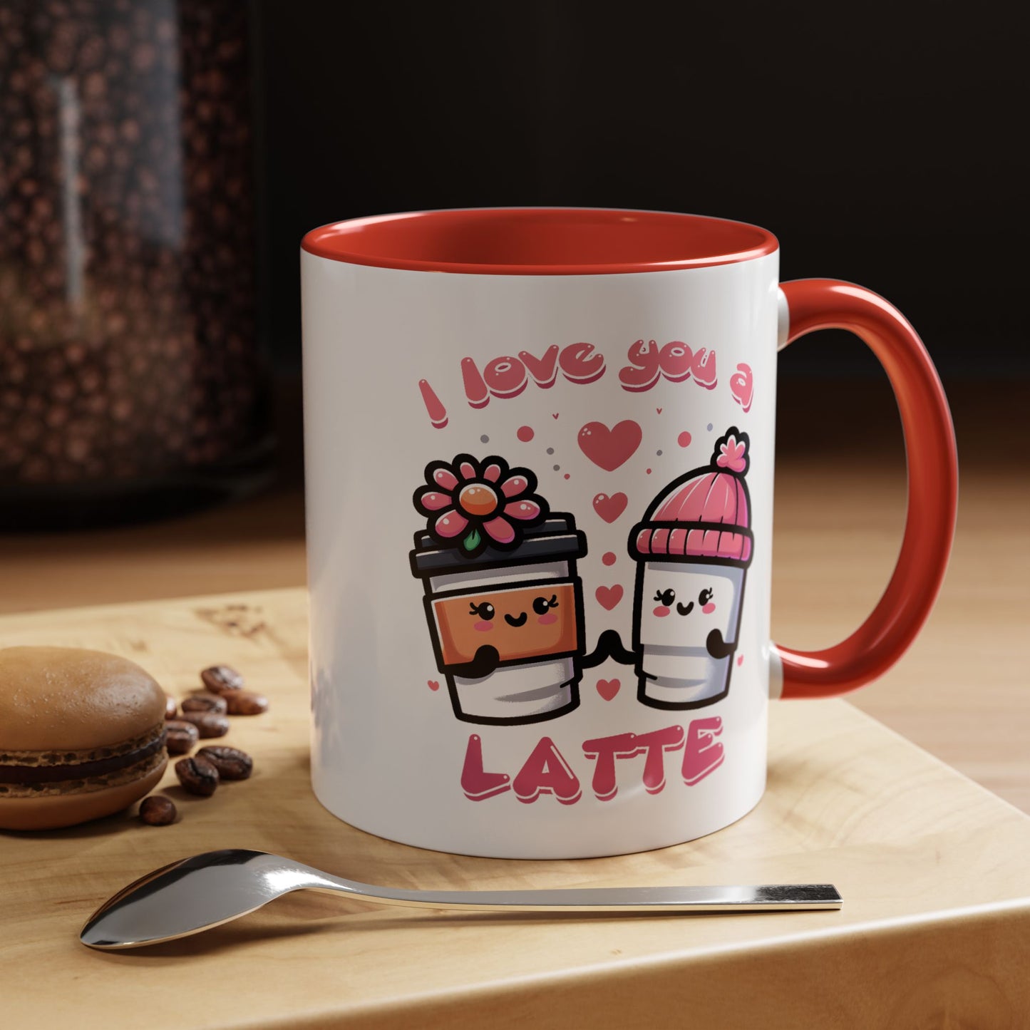 Valentine's Day Mug - I Love You A Latte Cute