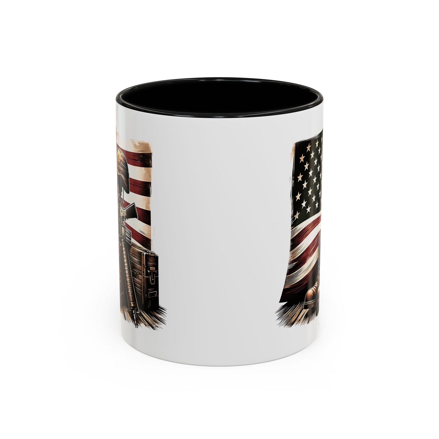 4th of July Mug - Fallen Soldier Boots Flag 3