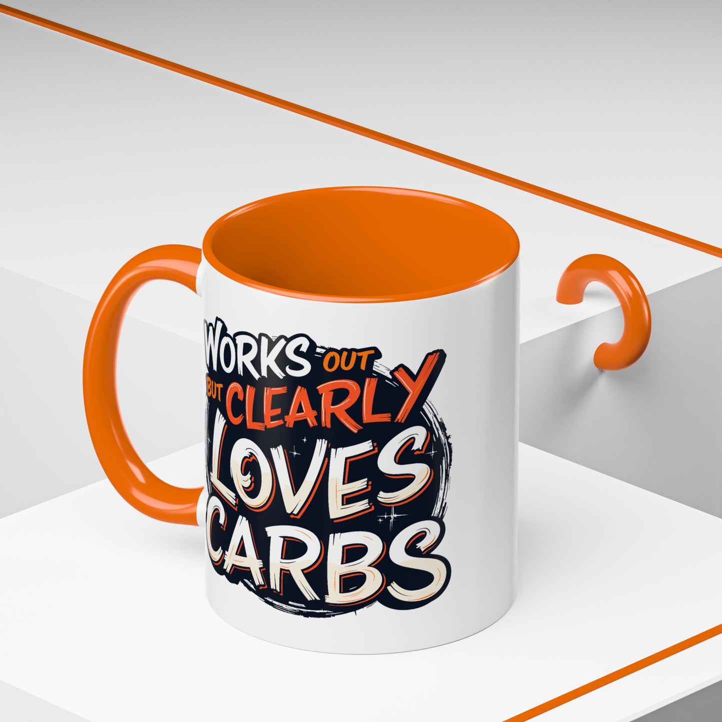 Adult Mug - Works Out But