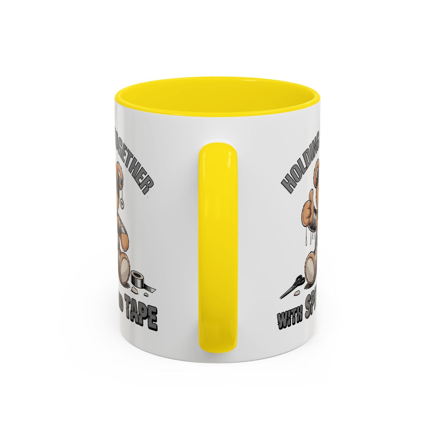 Humor Mug - Holding It Together With Spite & Tape